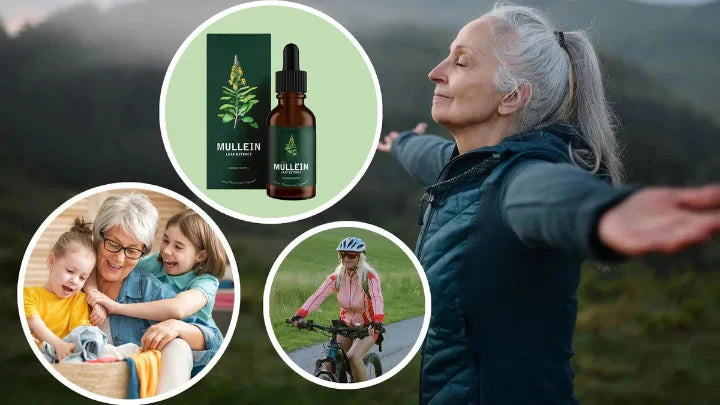 Natural Lung Cleanse Supplement – Mullein & Chlorophyll Formula