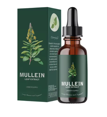 Natural Lung Cleanse Supplement – Mullein & Chlorophyll Formula
